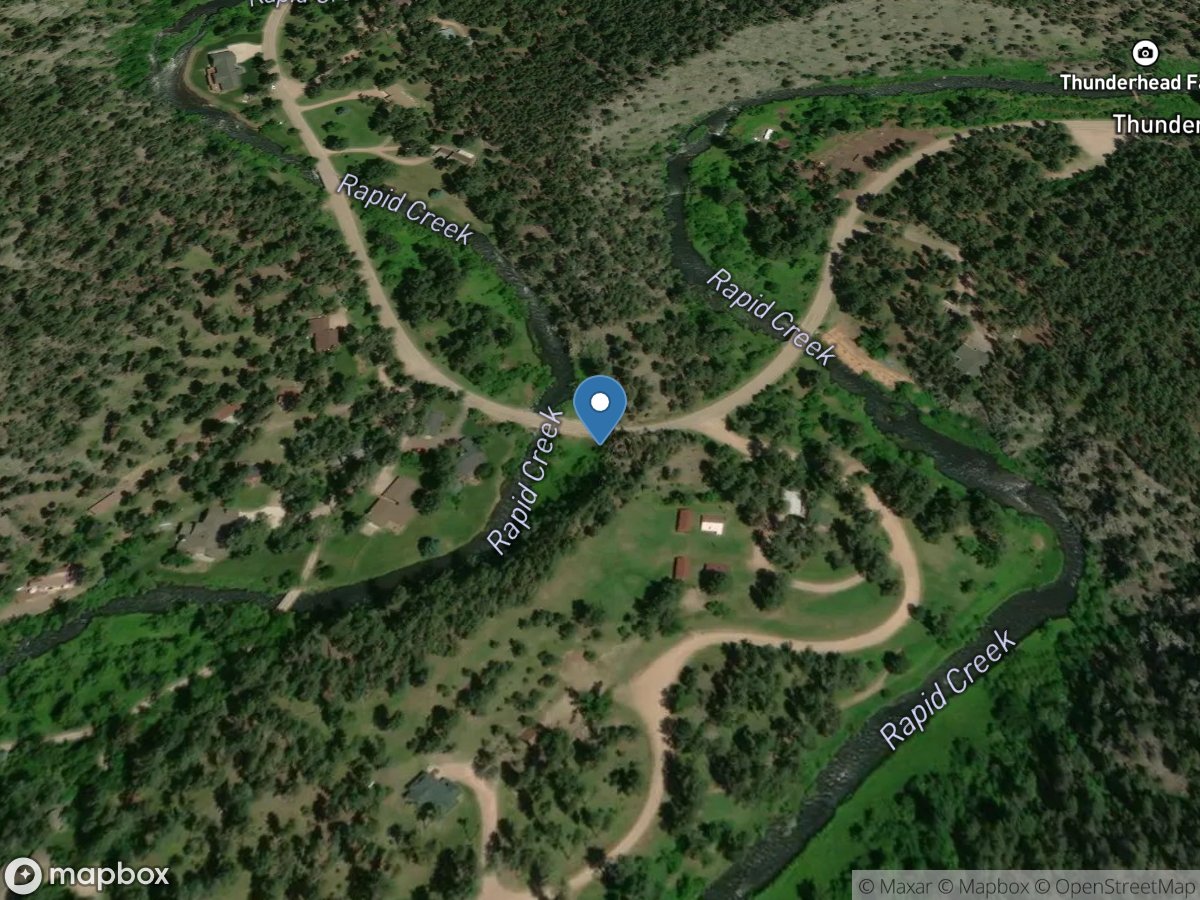 Rapid Creek at Big Bend near Rapid City,SD location