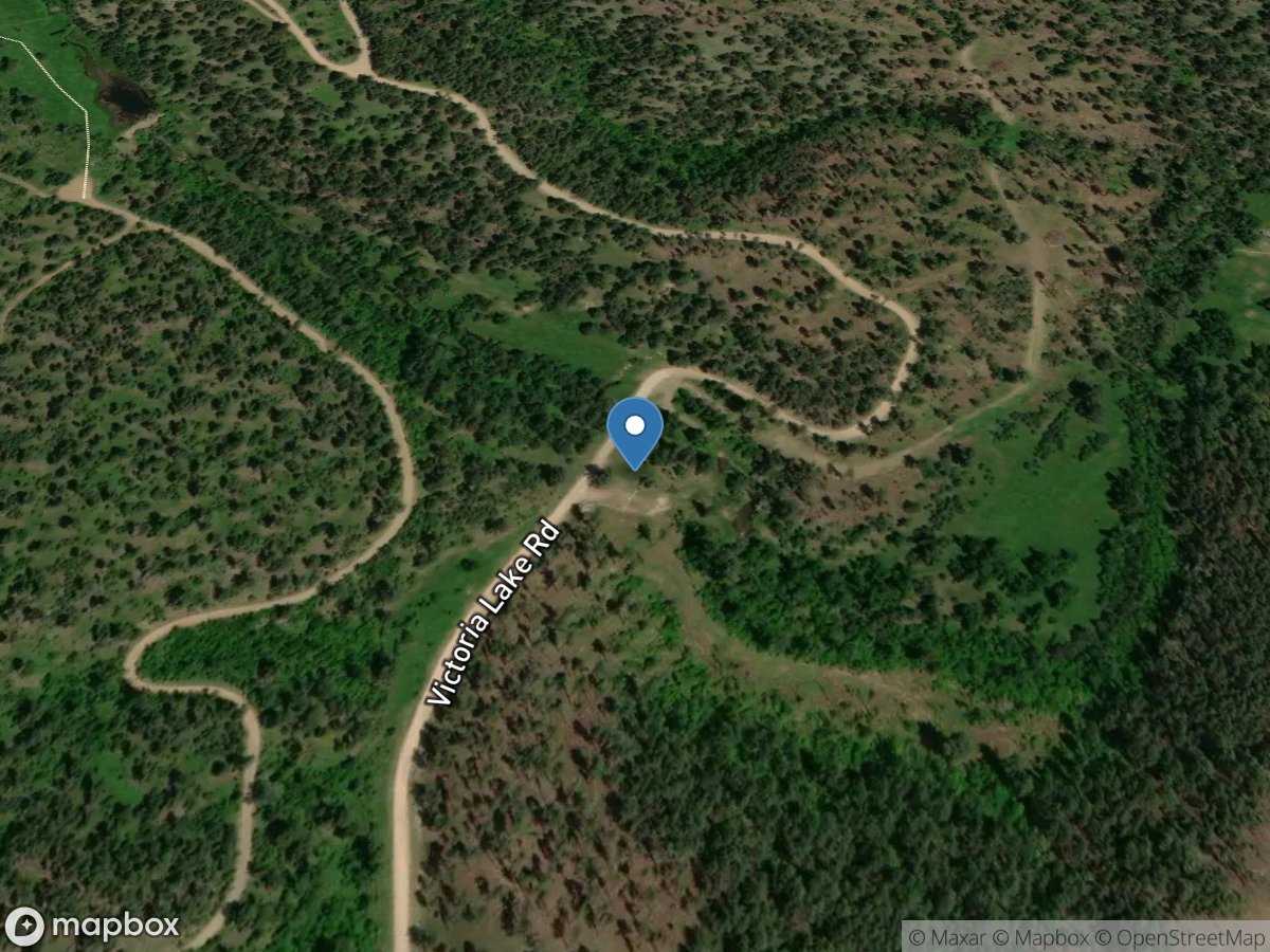 Victoria Creek below Victoria DAM near Rapid City,SD location