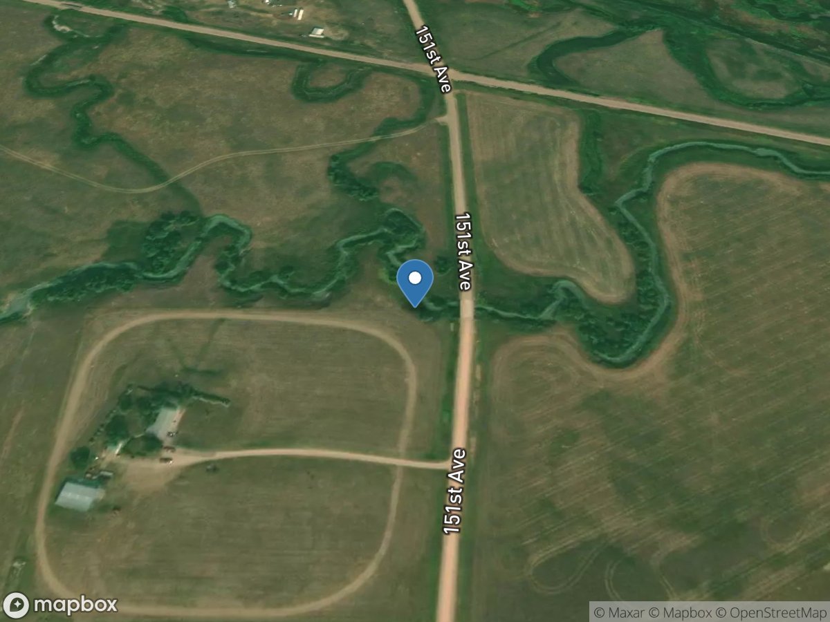 Boxelder Creek at 151st Avenue near Box Elder, SD location