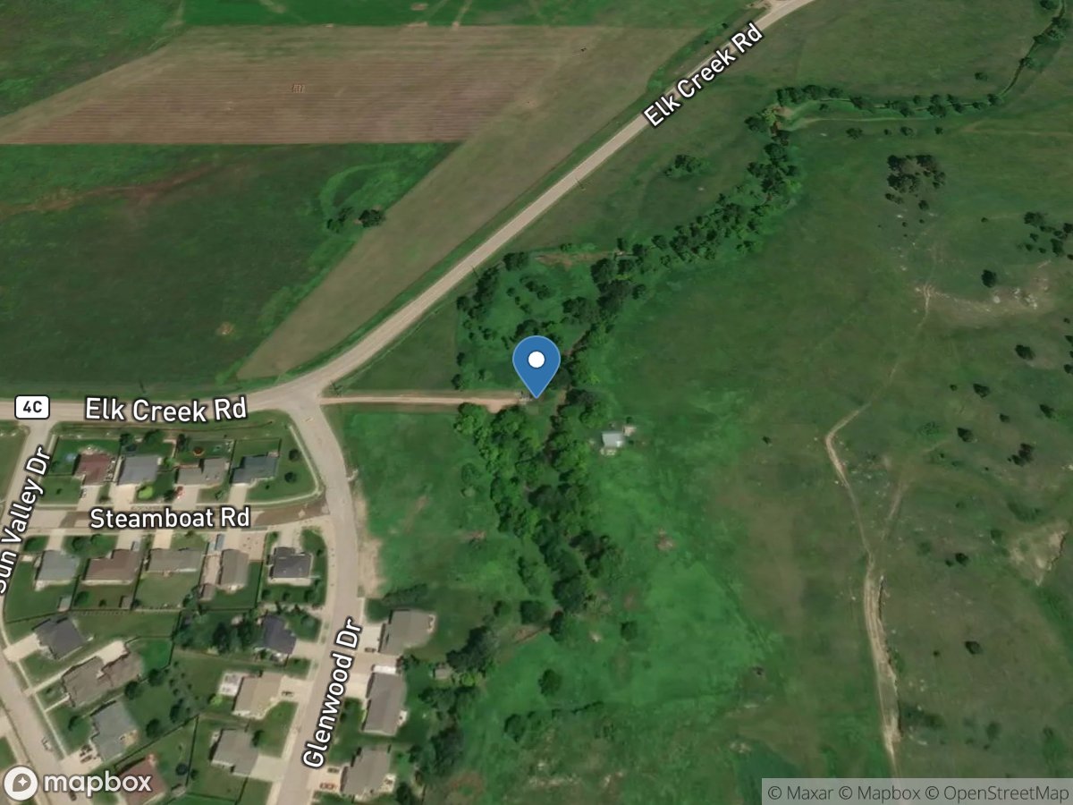 STAGEBARN CANYON Creek Above ELK Creek Near SUMMERSET, SD location