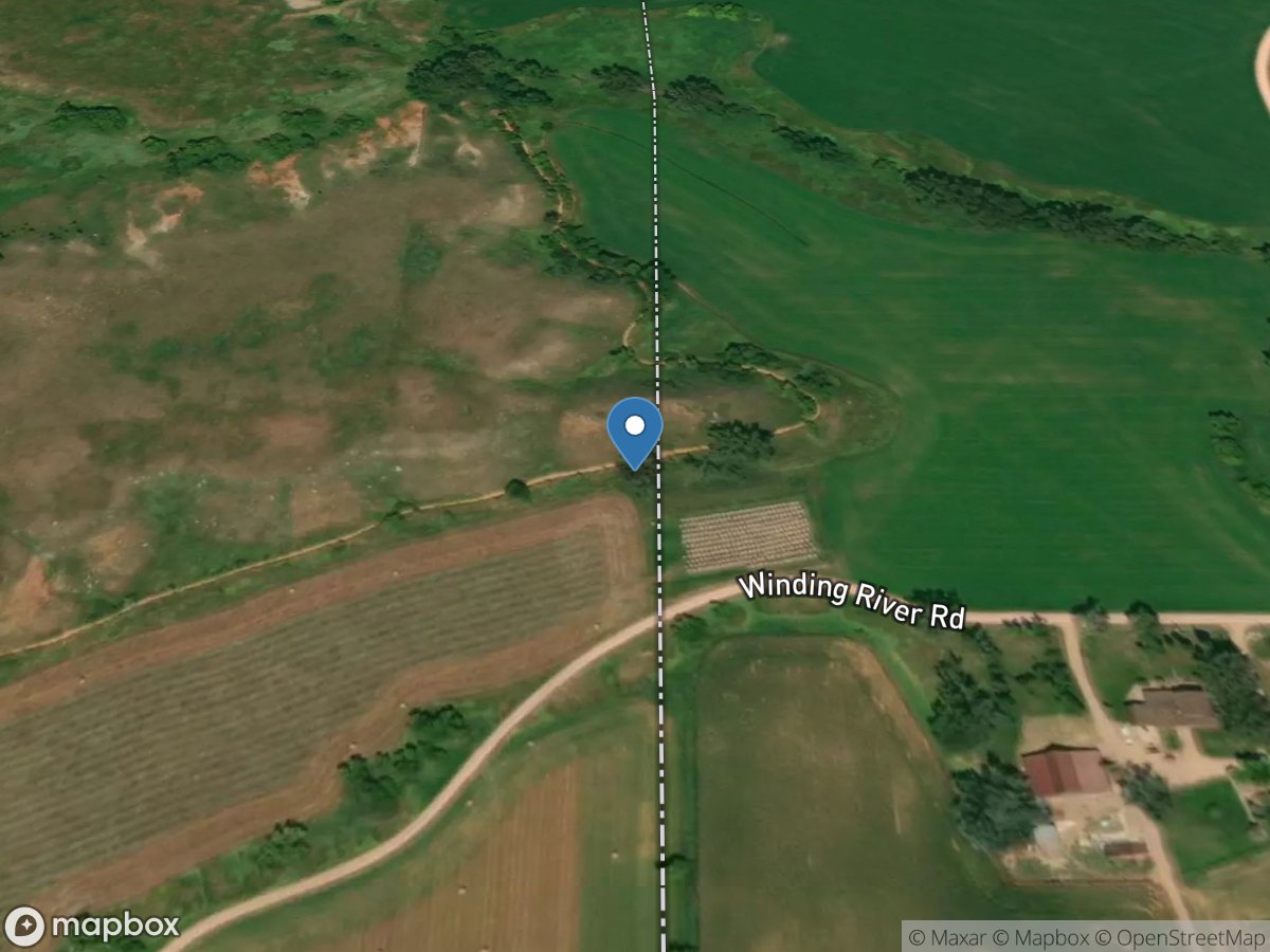 Murray Ditch above Headgate at WY-SD State Line location