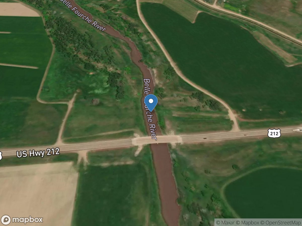 Belle Fourche River near Fruitdale,SD location