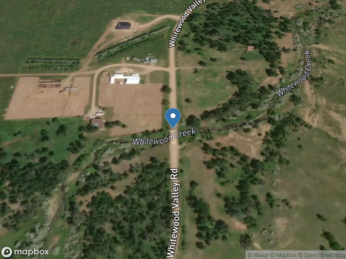 Whitewood Creek near Whitewood,SD location