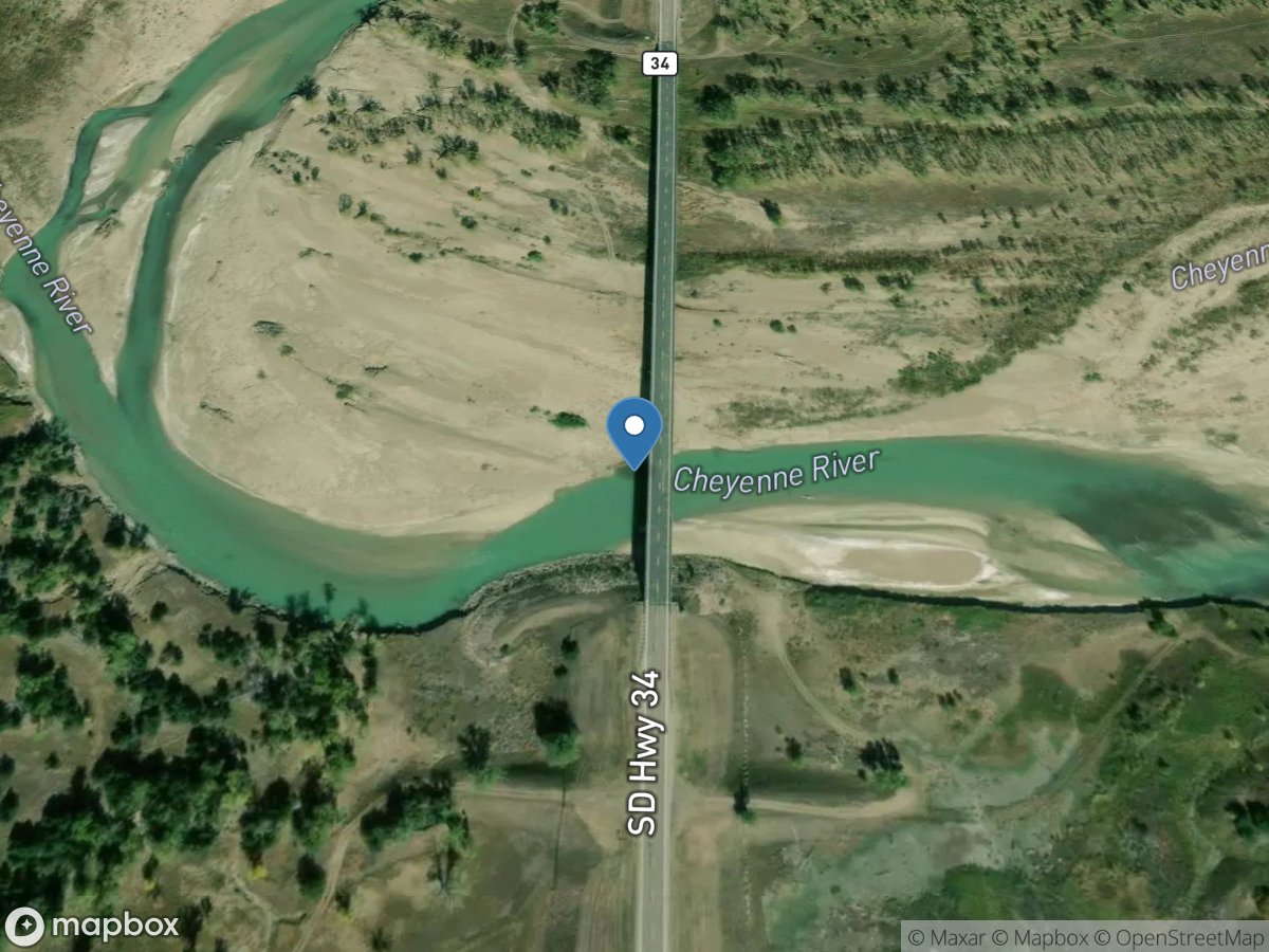 Cheyenne River near Plainview,SD location