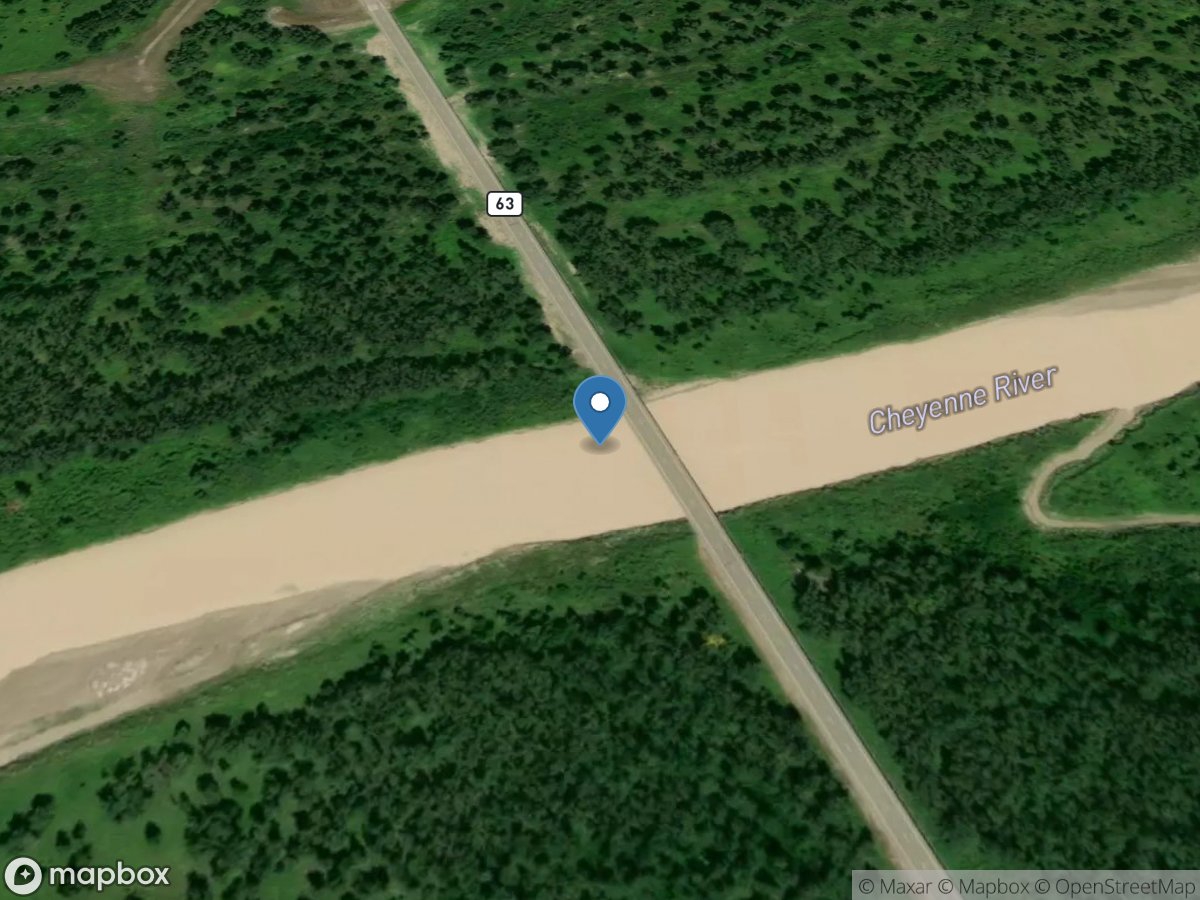 Cheyenne River near Eagle Butte SD location