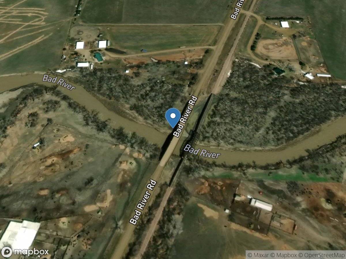 Bad River near Fort Pierre,SD location