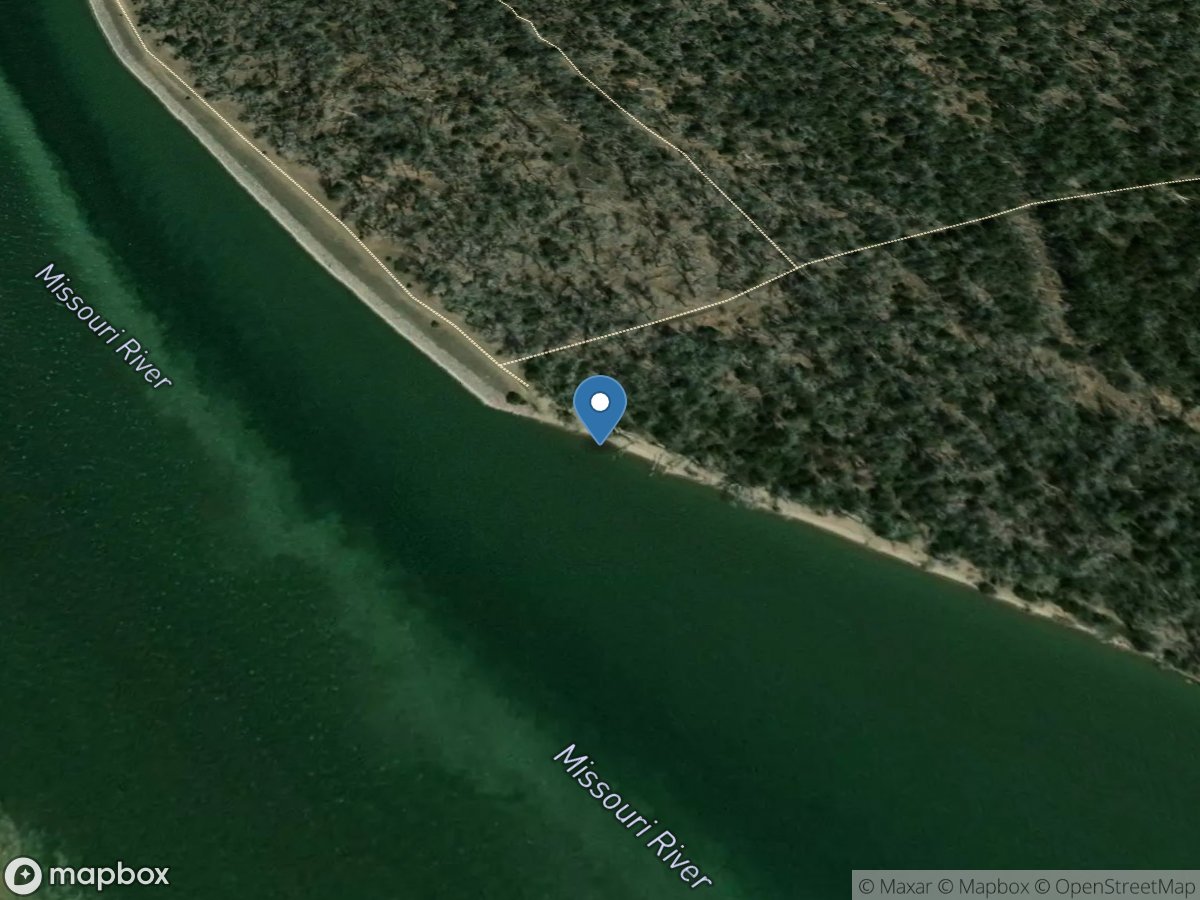 Missouri River at Laframboise Island at Pierre, SD location