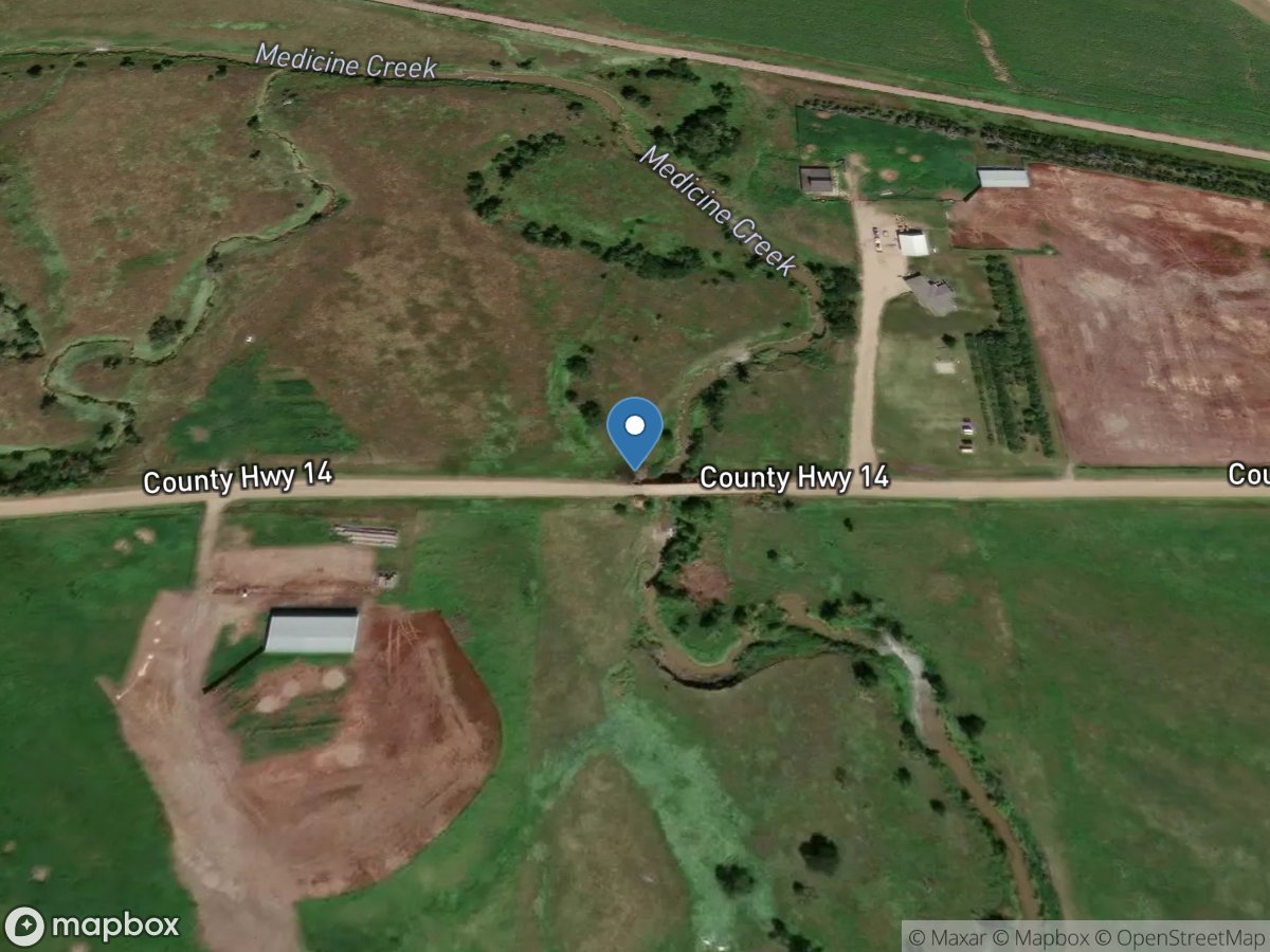 Medicine Creek at Kennebec SD location