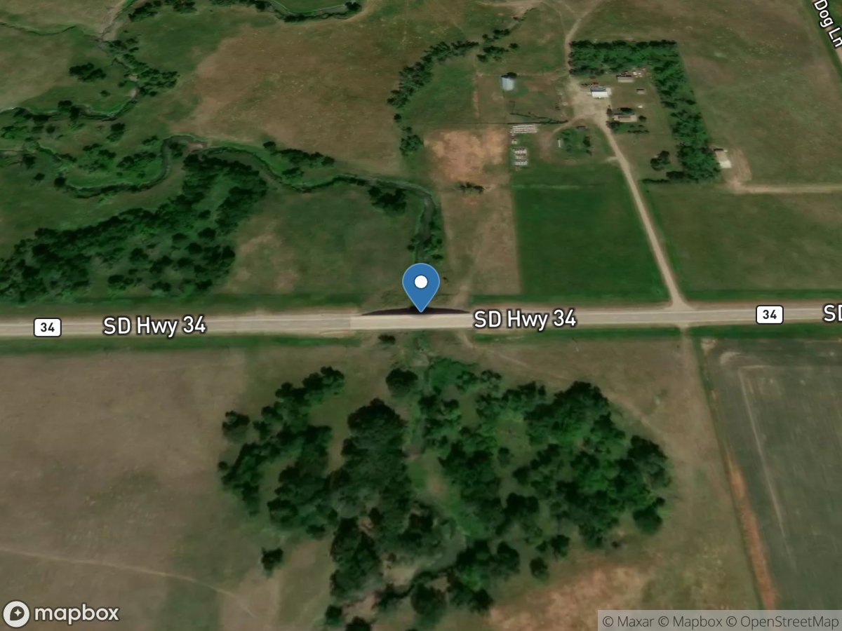 Elm Creek near Gann Valley SD location