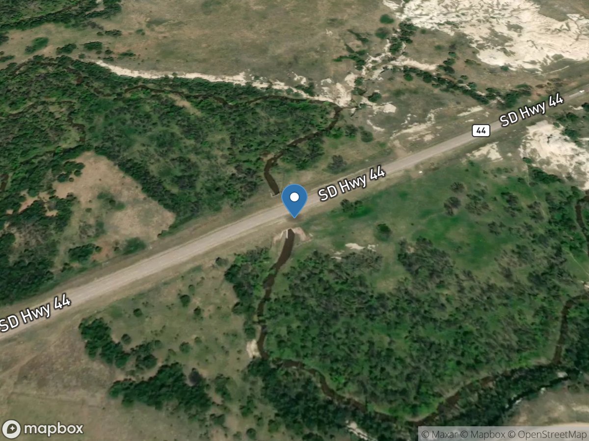 Bear IN the Lodge Creek near Wanblee,SD location