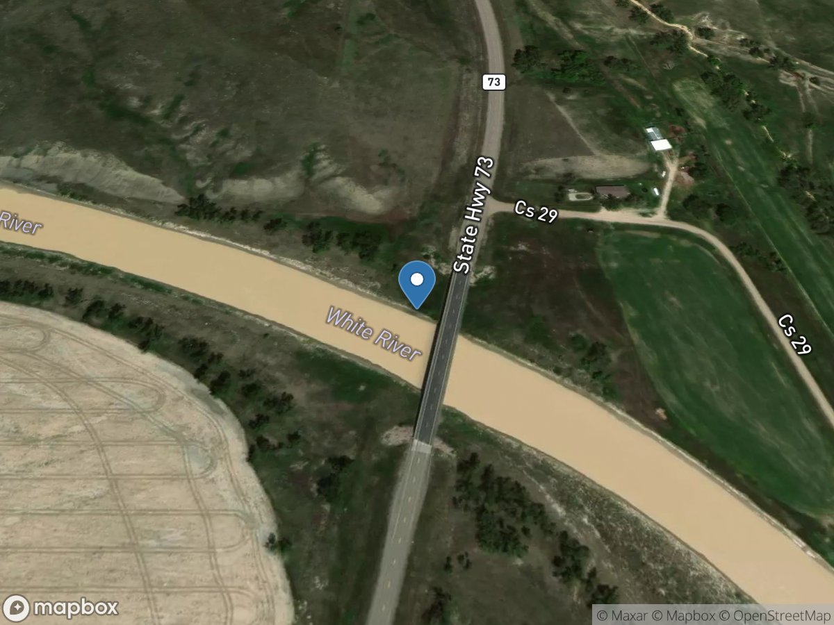 White River near Kadoka,SD location