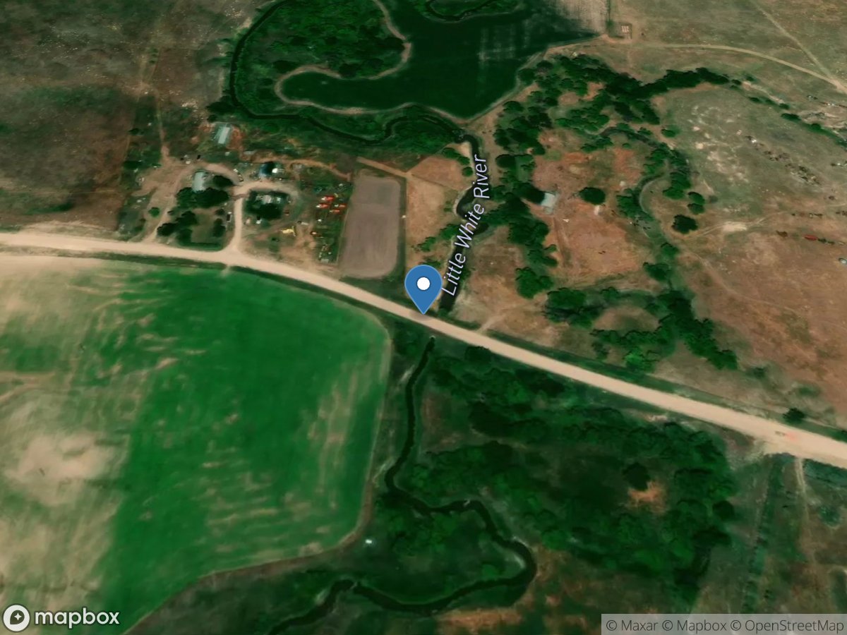 Little White River near Martin,SD location