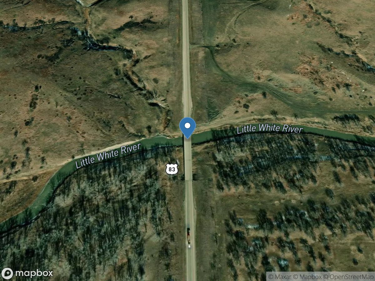 Little White River below White River,SD location