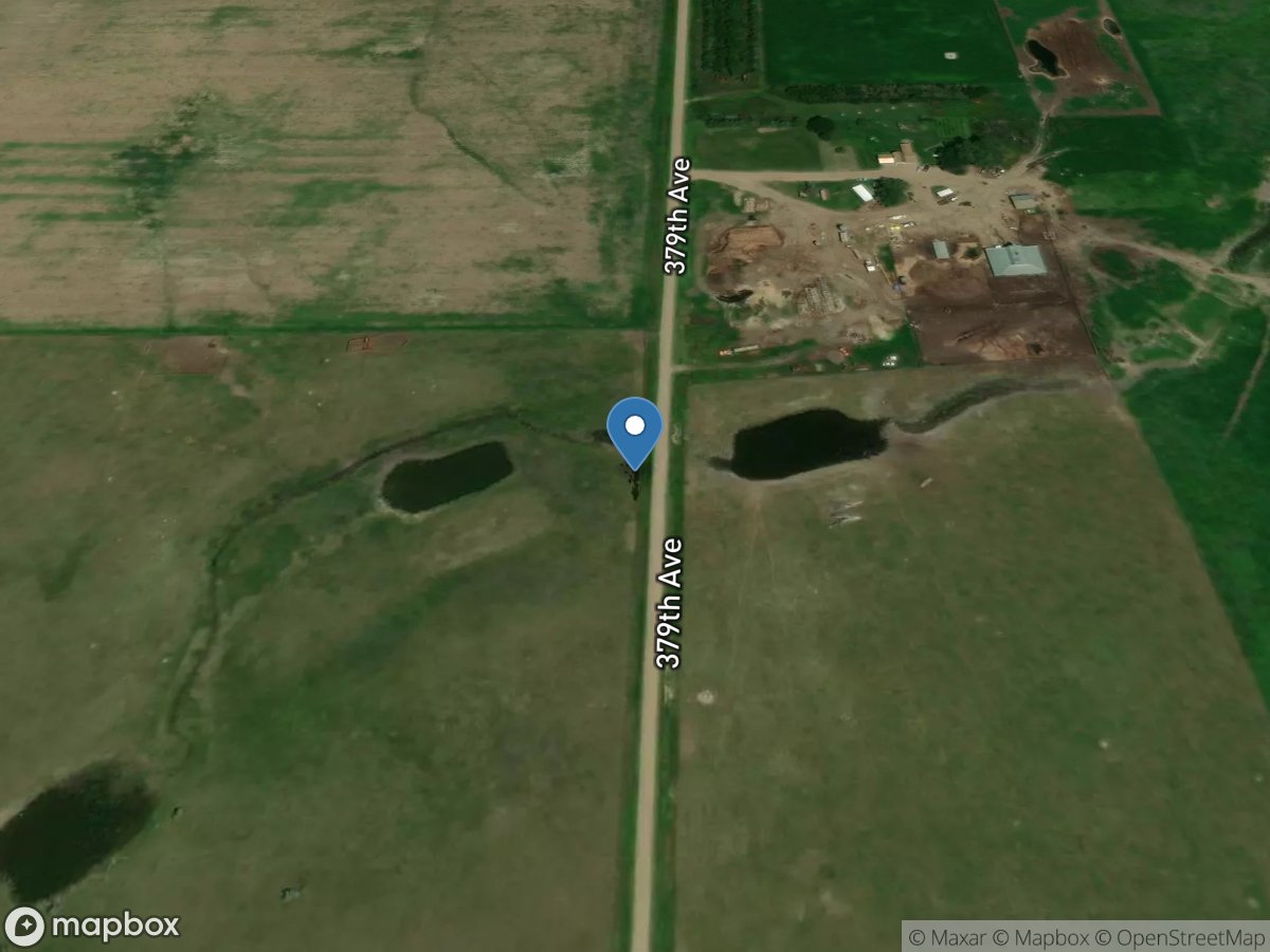 East Fork Platte Creek near Aurora Center, SD location