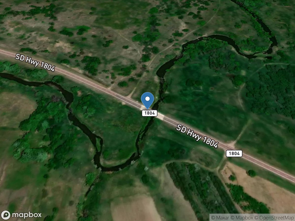 Platte Creek near Platte, SD location