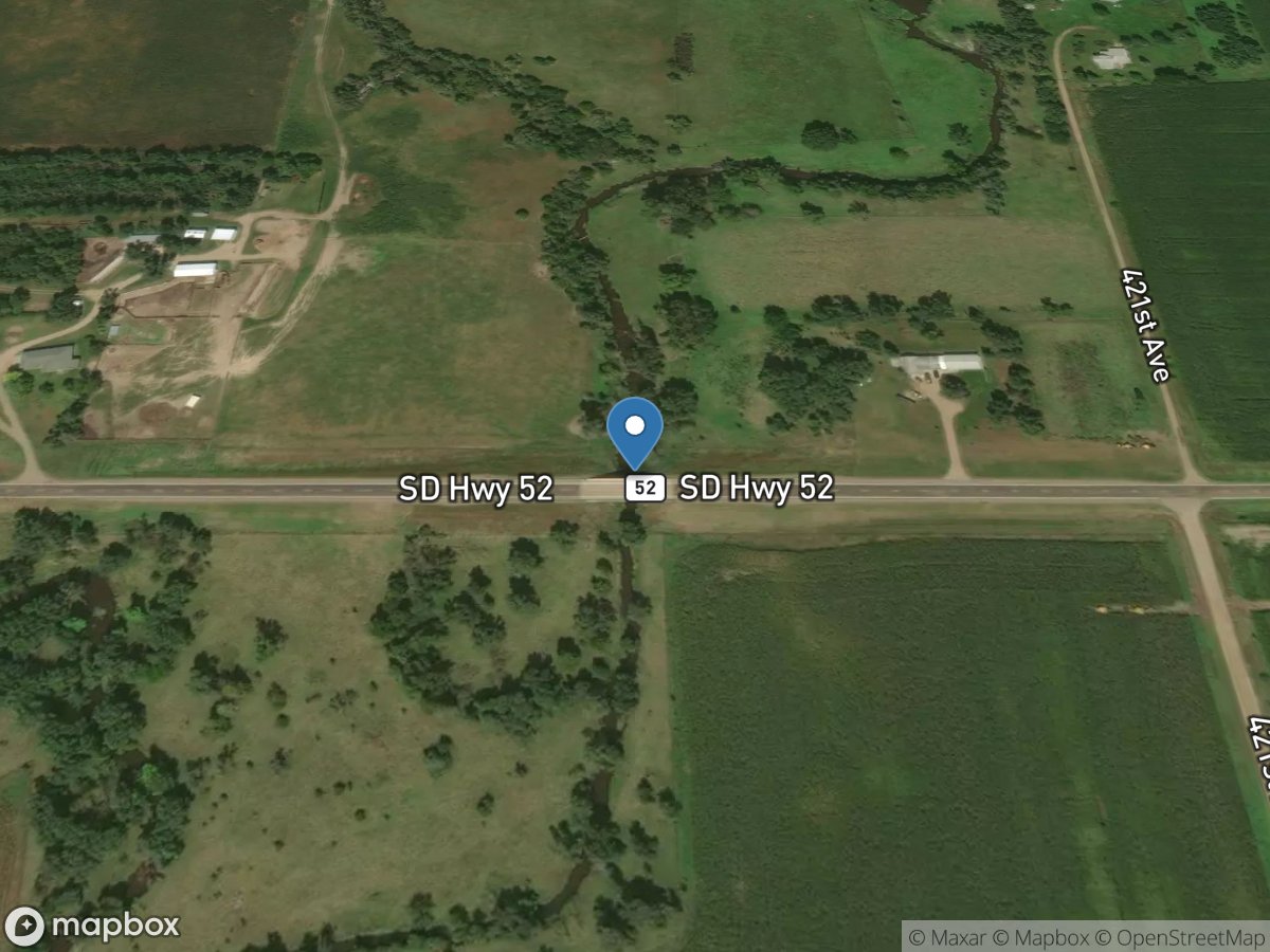 Snatch Creek near Tabor, SD location