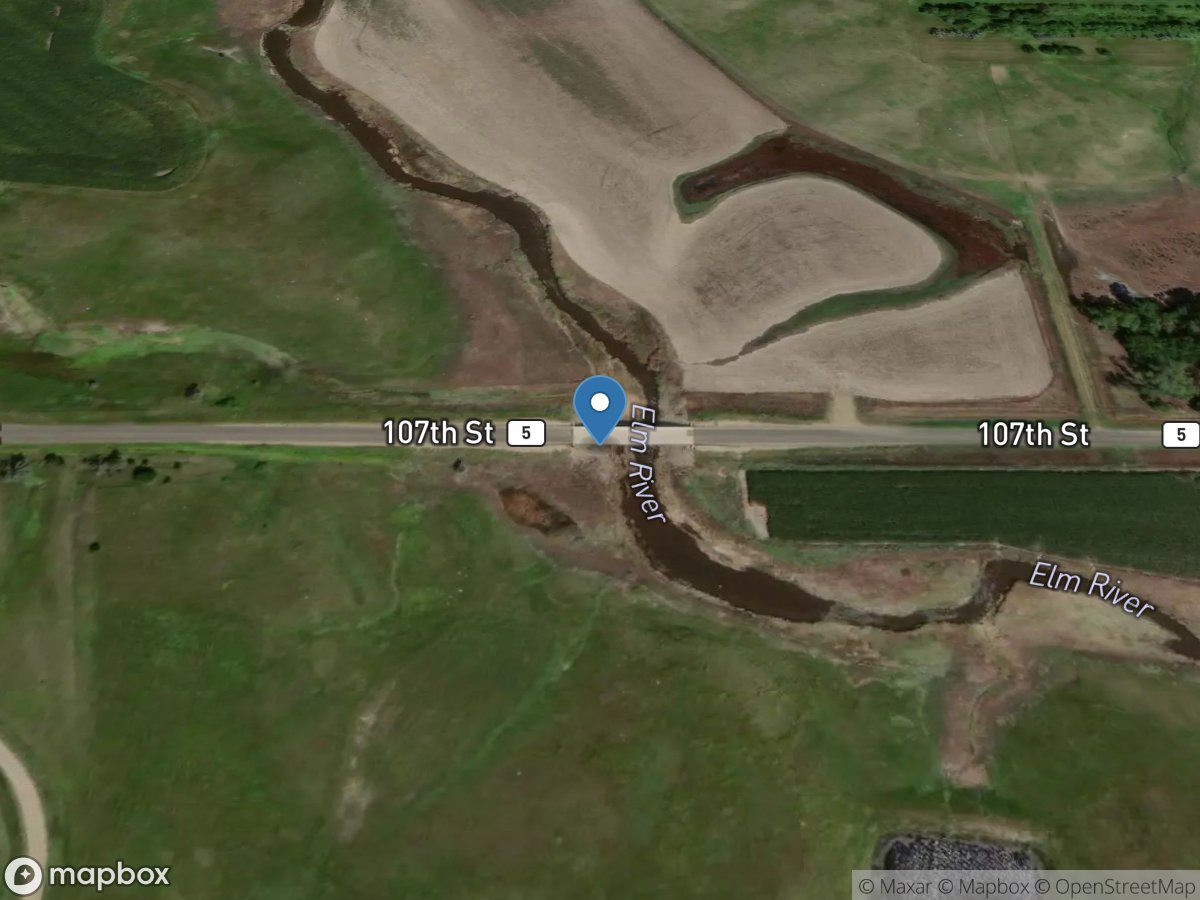 Elm River near Frederick,SD location