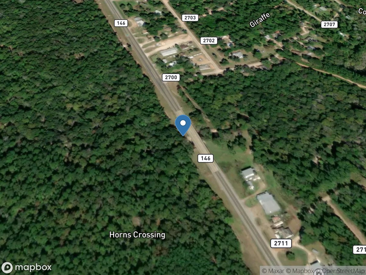 Menard Creek near Rye, TX location