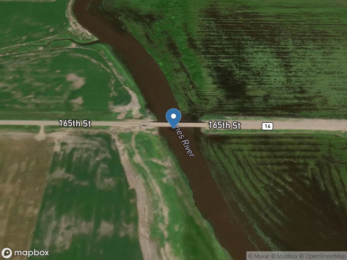 James River at Ashton,SD location