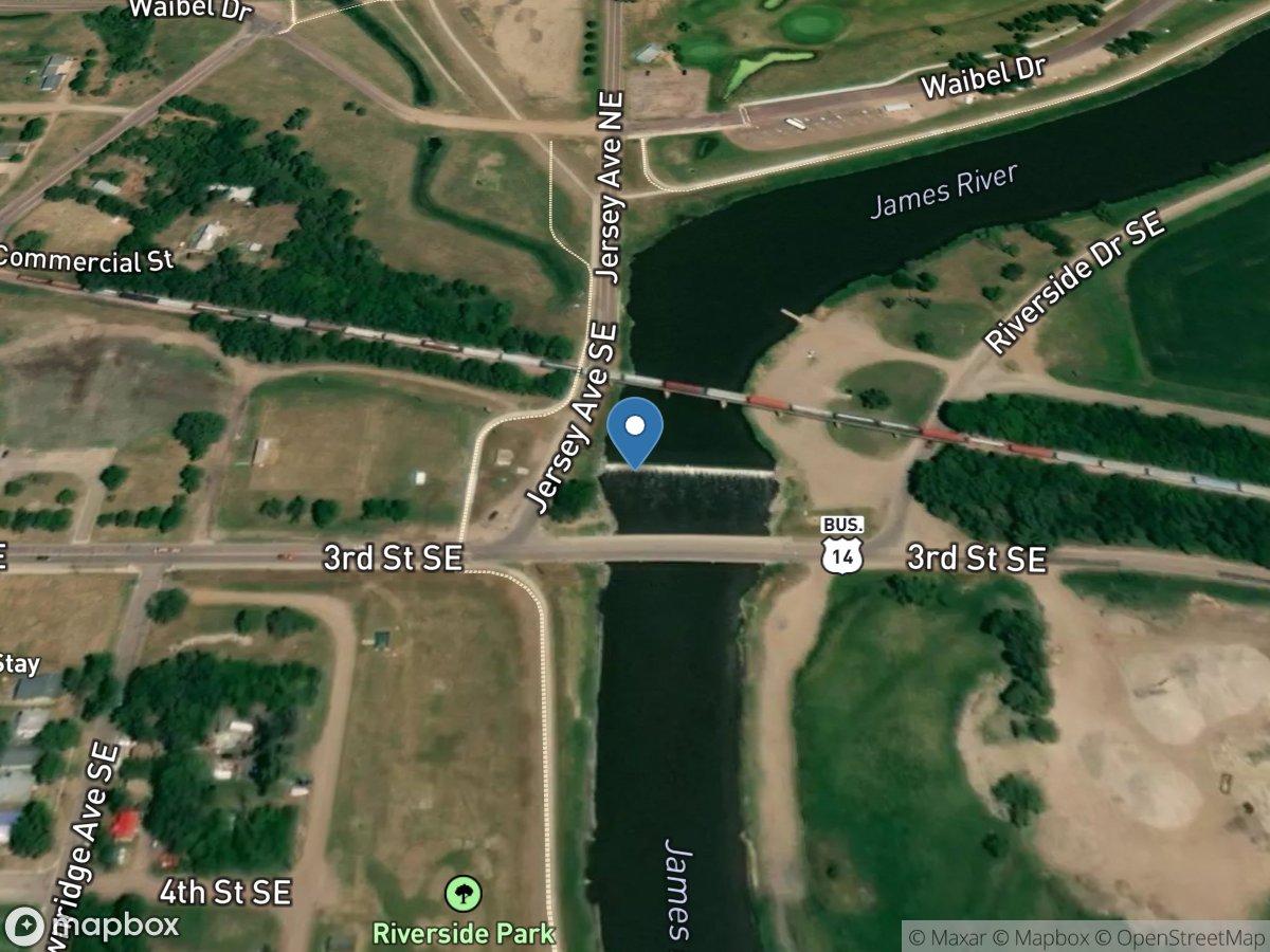 James River at Huron,SD location