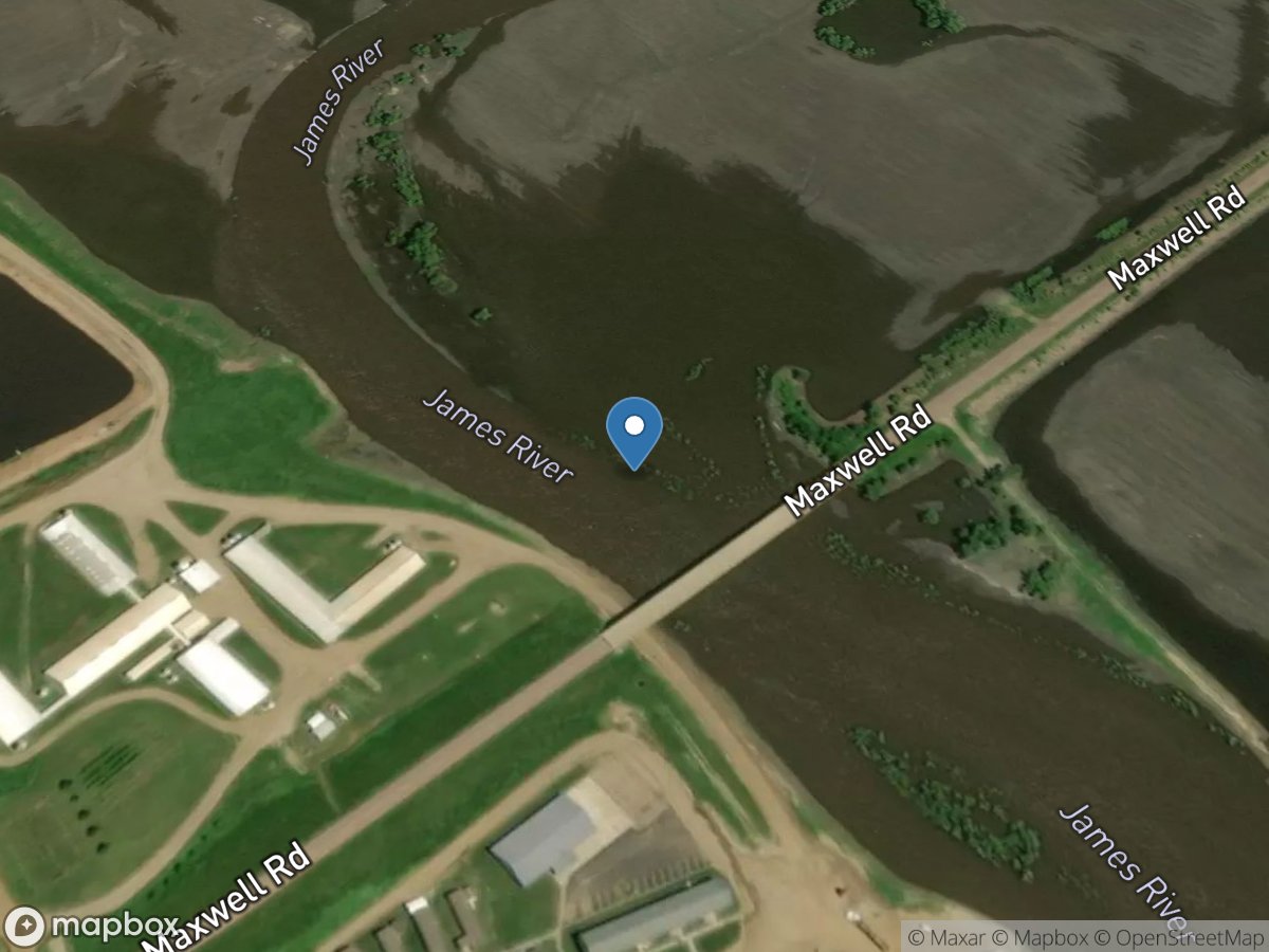 James River near Scotland,SD location