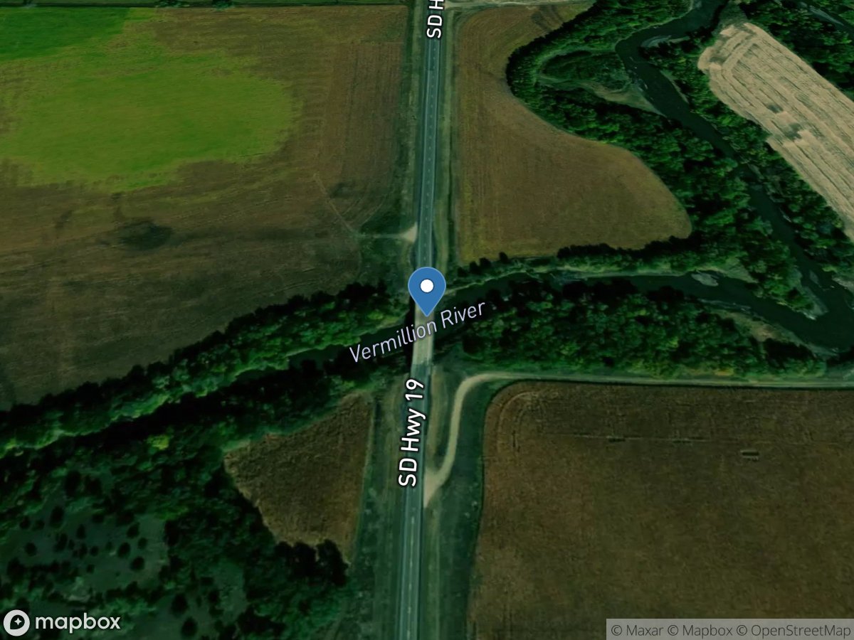 Vermillion River near Wakonda SD location