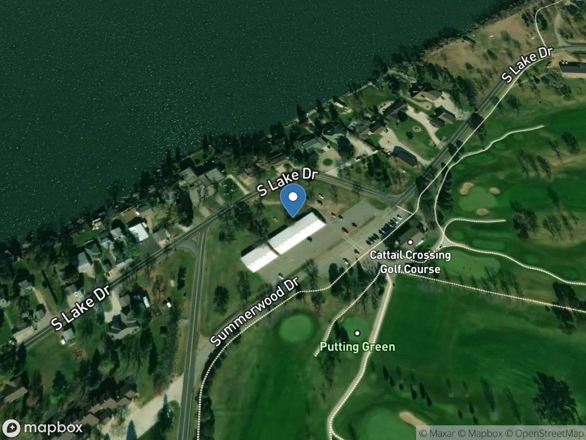 Lake Kampeska at Water Plant at Watertown, SD location