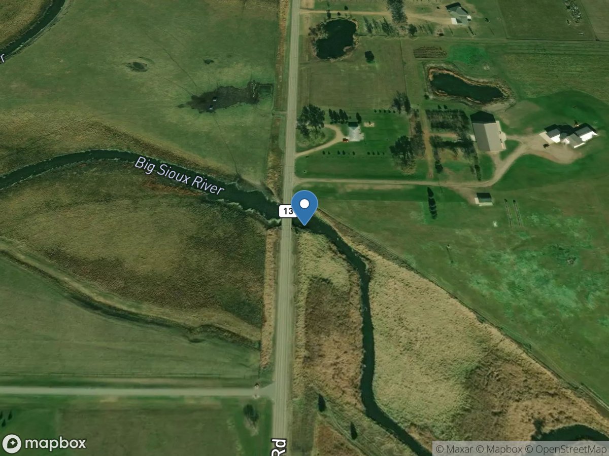 Big Sioux River at Watertown,SD location