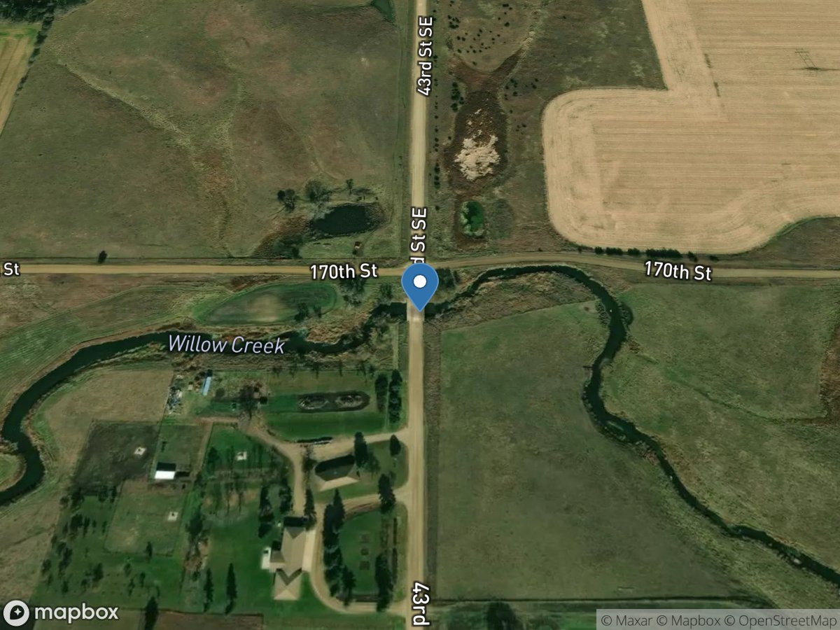 Willow Creek near Watertown,SD location