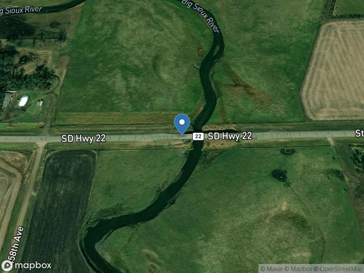 Big Sioux River near Castlewood,SD location