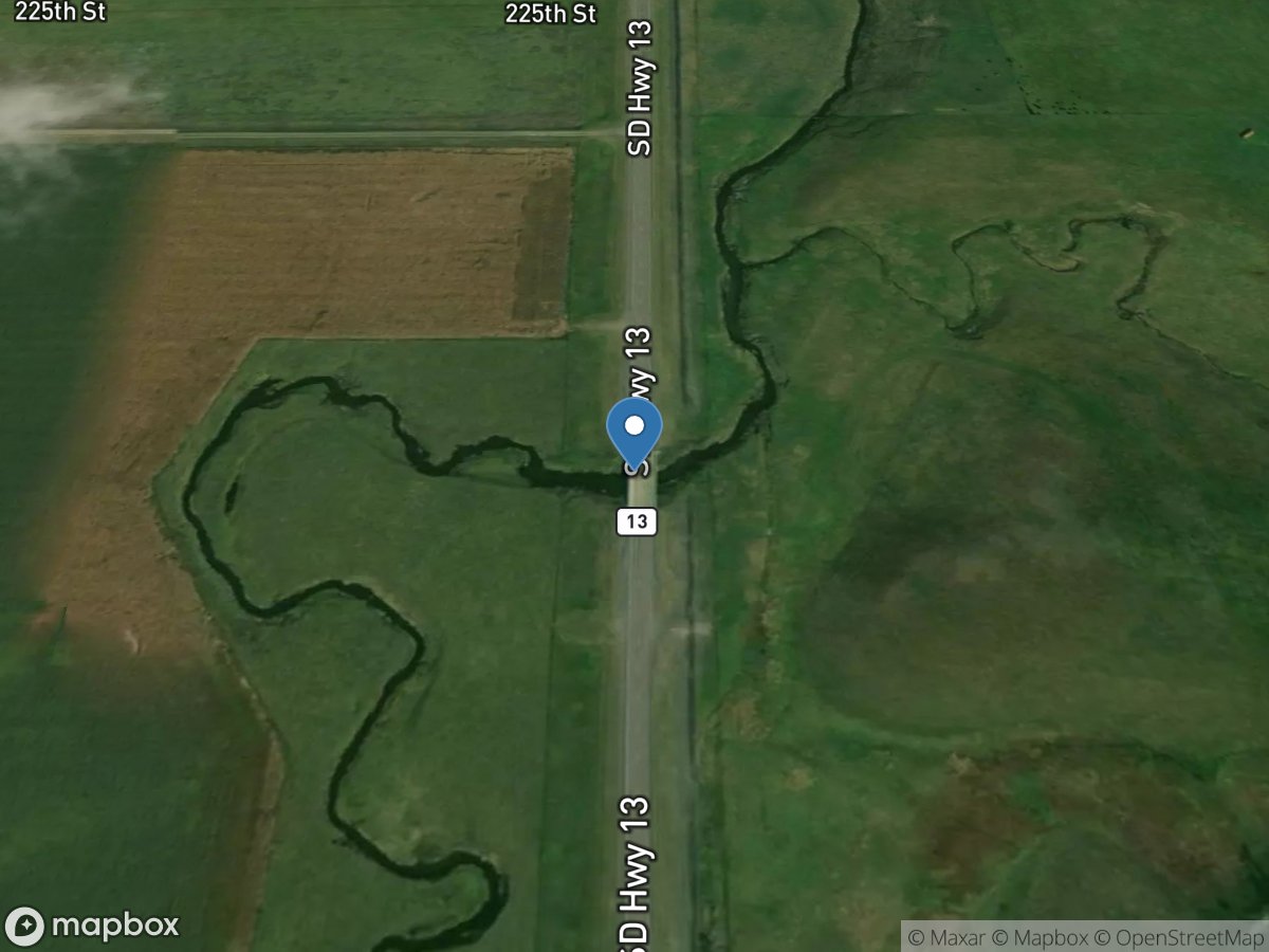 Spring Creek near Flandreau SD location