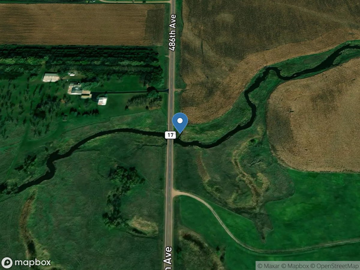 Flandreau Creek above Flandreau SD location