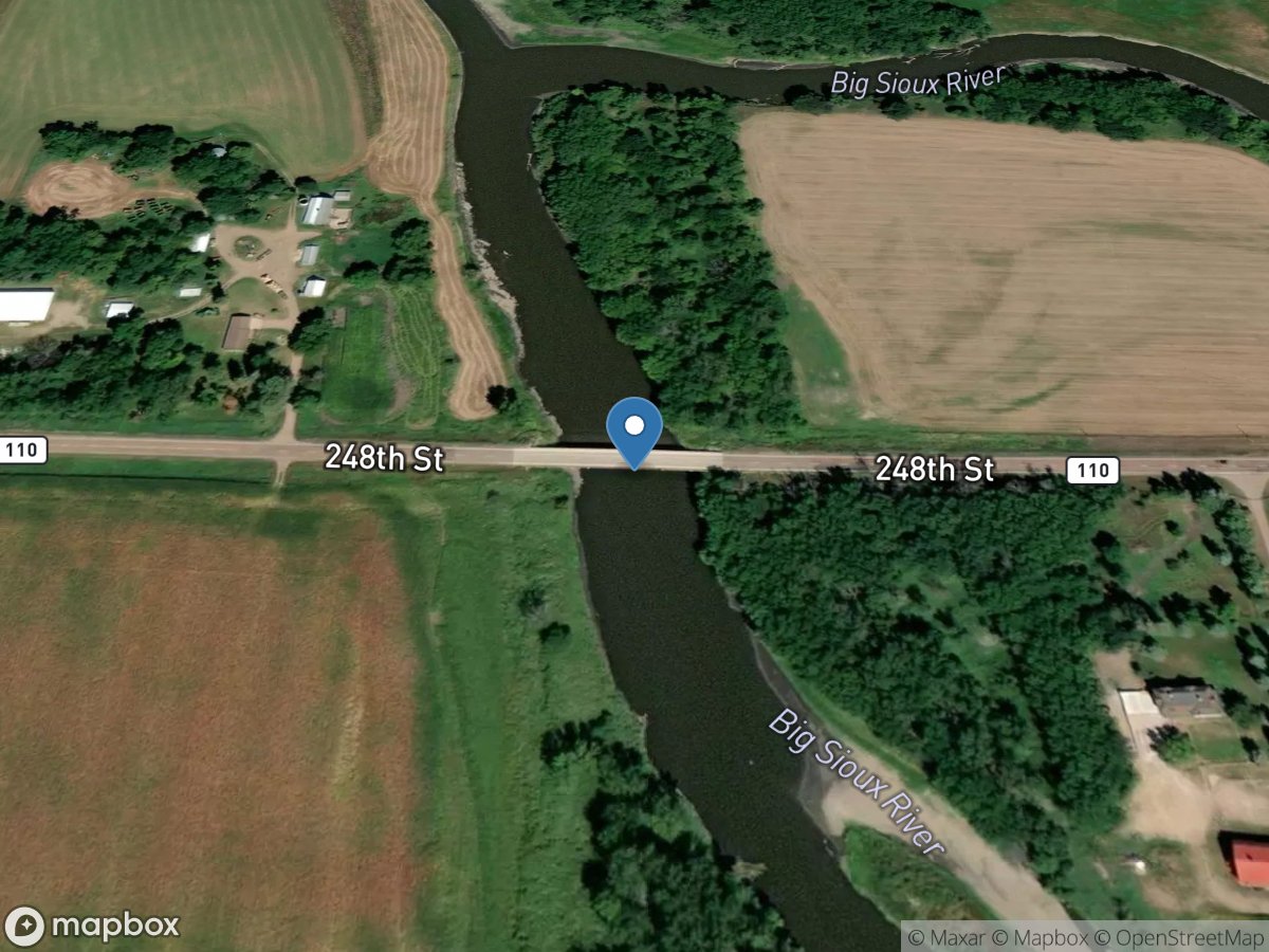 Big Sioux River near Dell Rapids,SD location