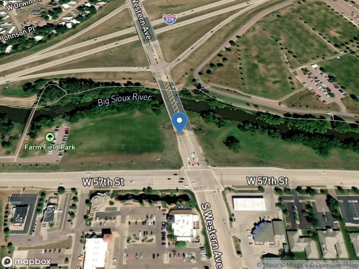 Big Sioux River at Sioux Falls SD location