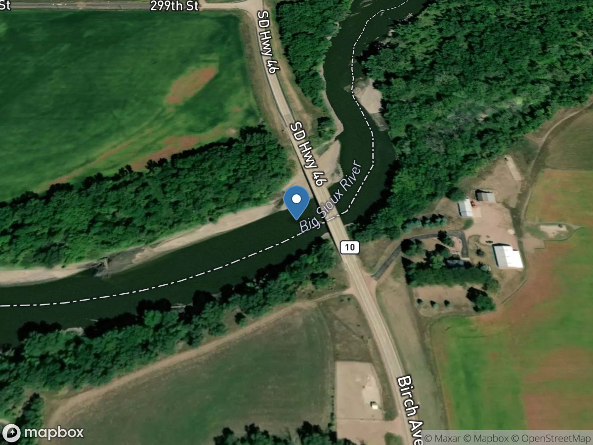 Big Sioux River near Hawarden, IA location