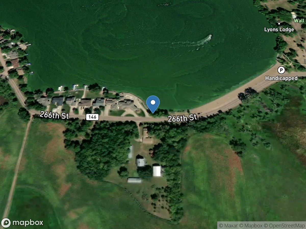 Precip at Wall Lake near Sioux Falls, SD location