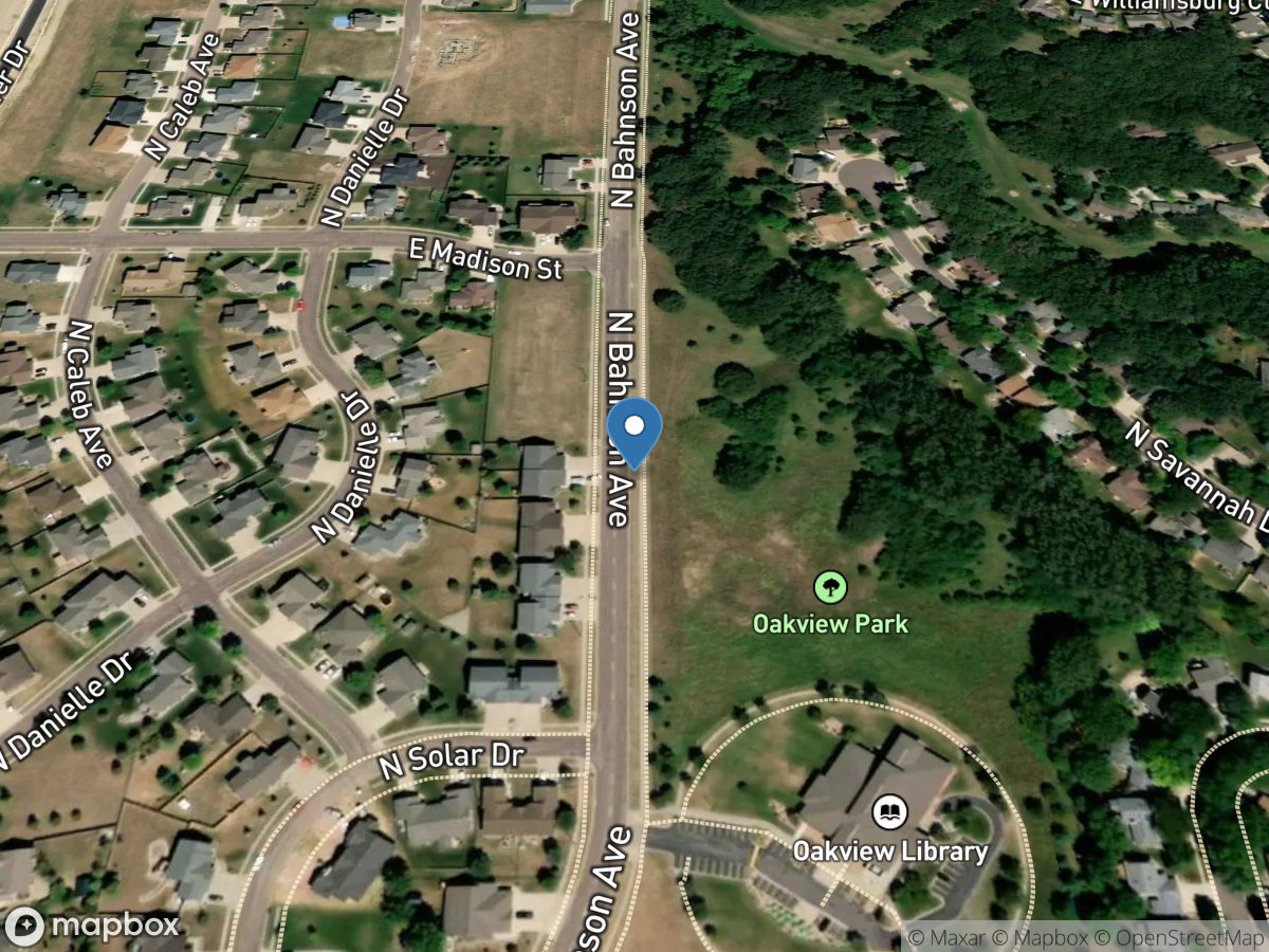 Precip at Oak View Library at Sioux Falls, SD location