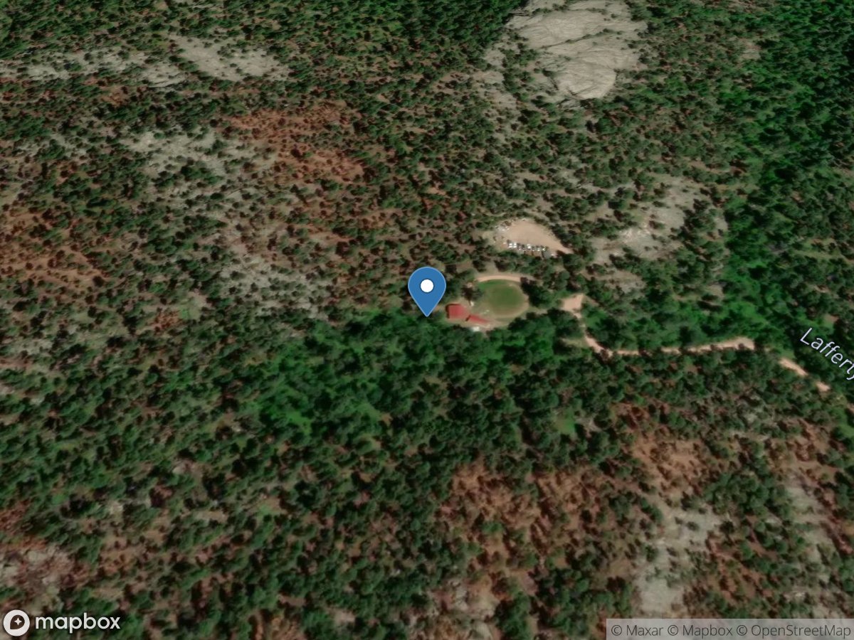 W.fk Lafferty Gulch Creek above S.well at Mt. Rushmore location