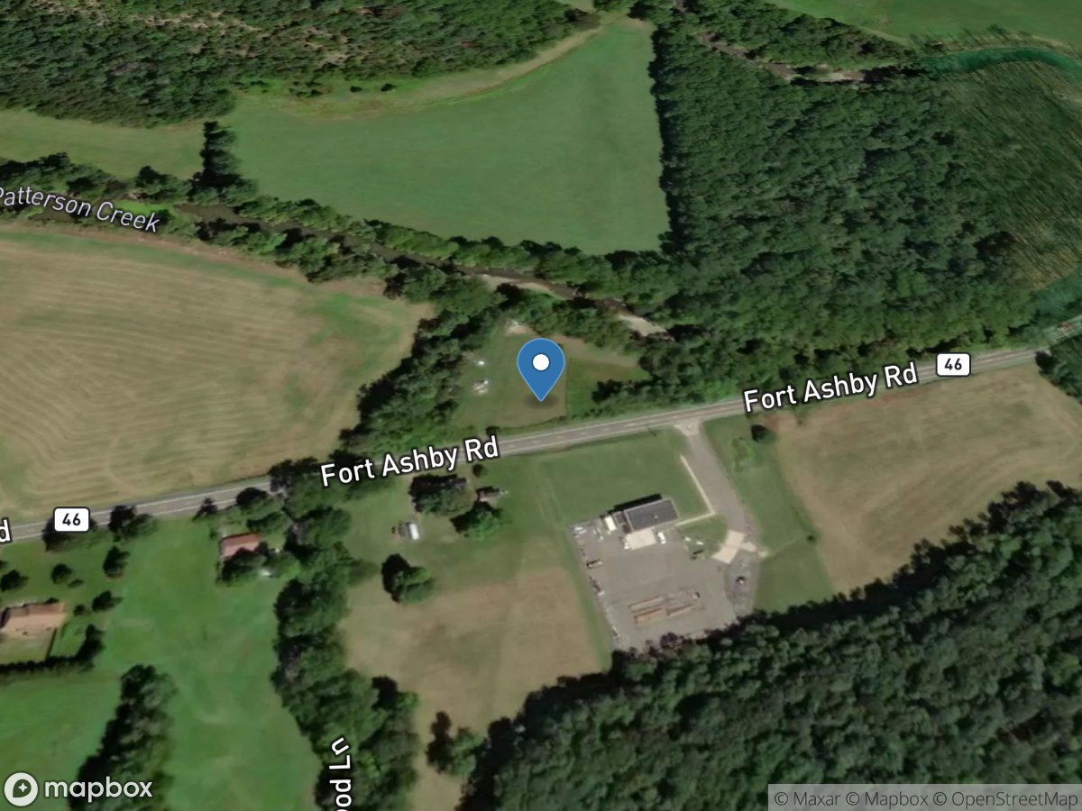 Patterson Creek near Headsville, WV location