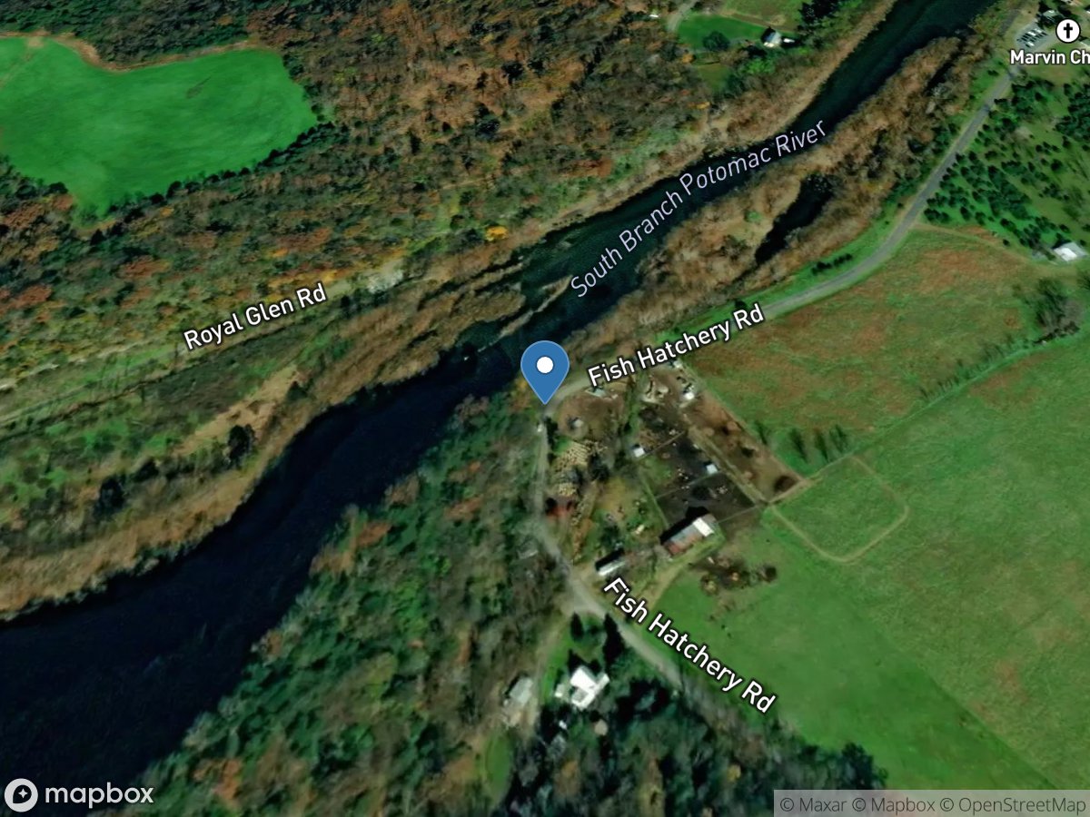 South Branch Potomac River near Petersburg, WV location