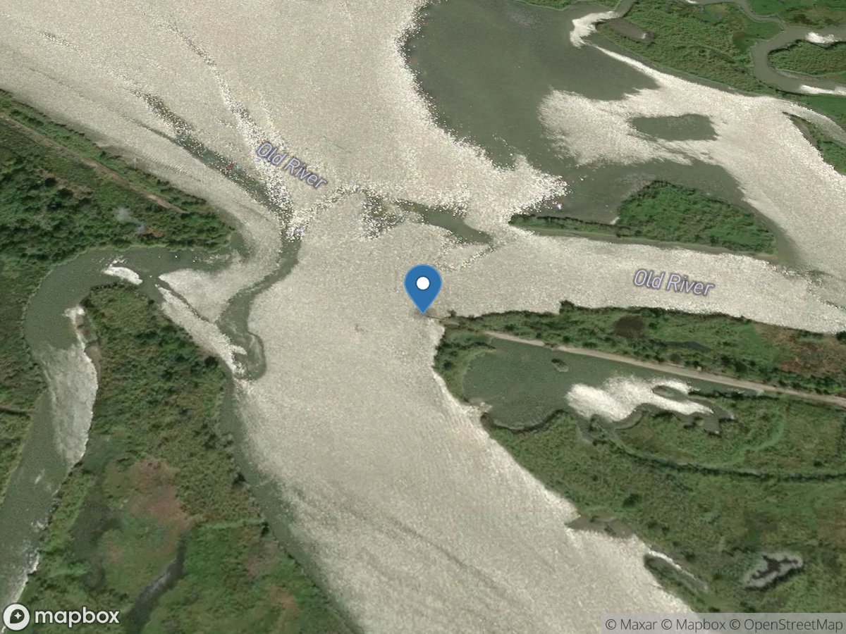 Old Rv at Buckeye Island near Anahuac, TX location