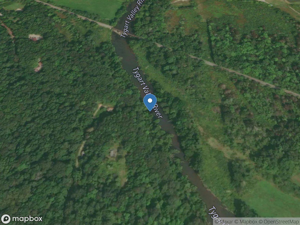 Tygart Valley River near Elkins, WV location