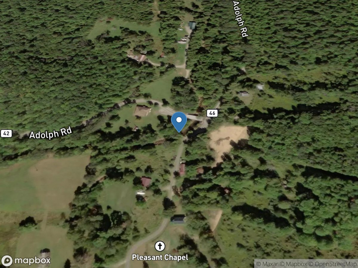 Middle Fork River at Adolph, WV location