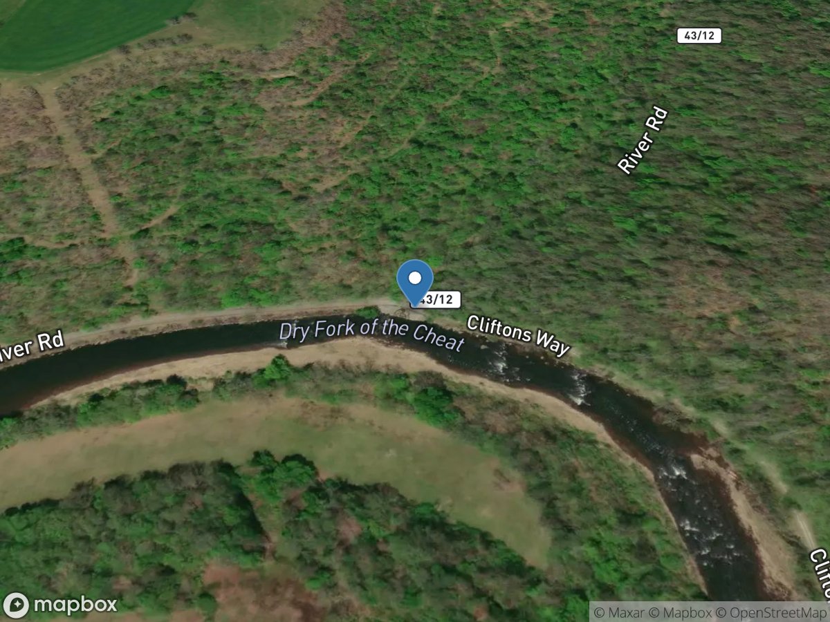 Dry Fork at Gladwin, WV location