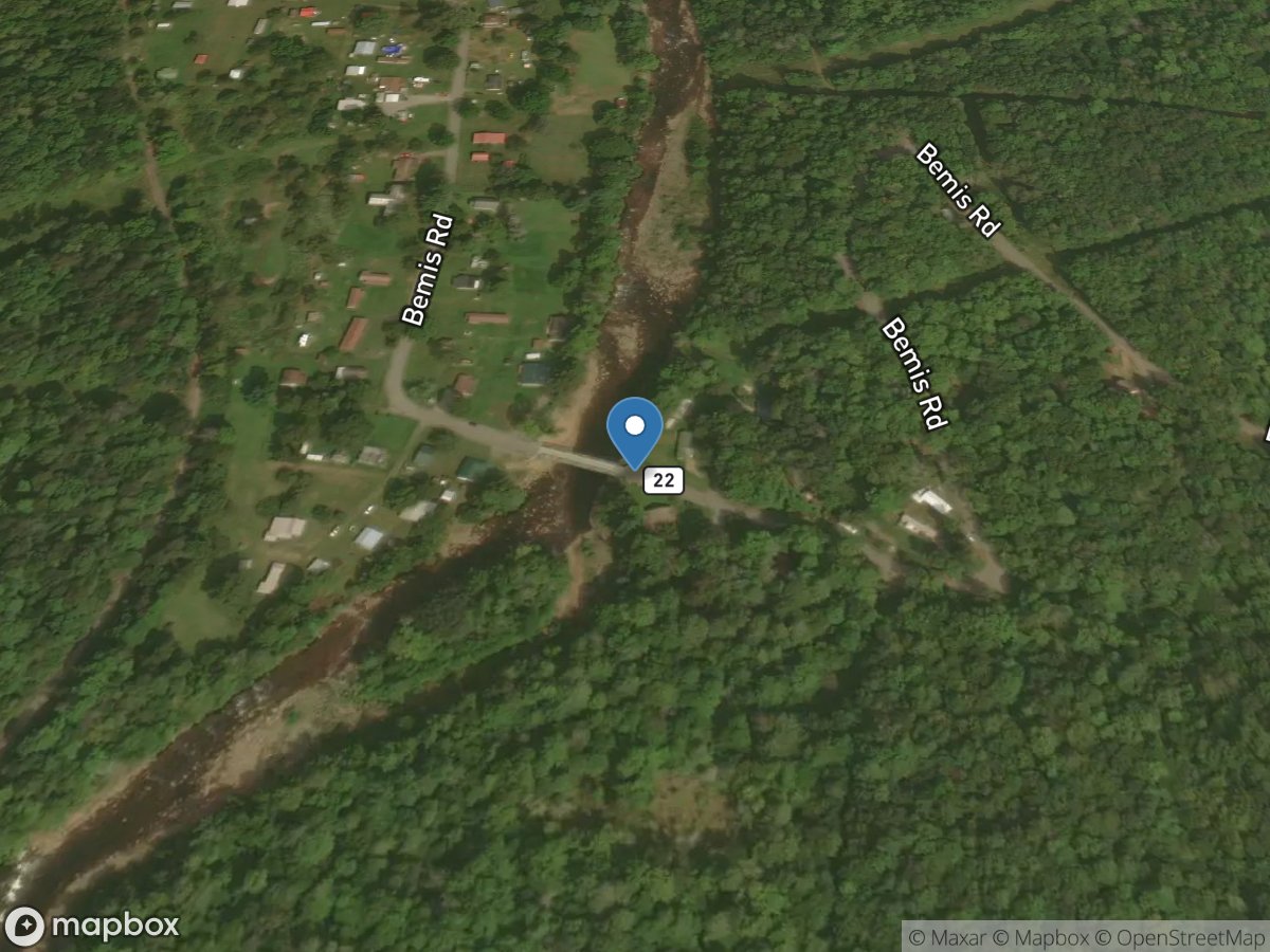 Shavers Fork at Bemis, WV location