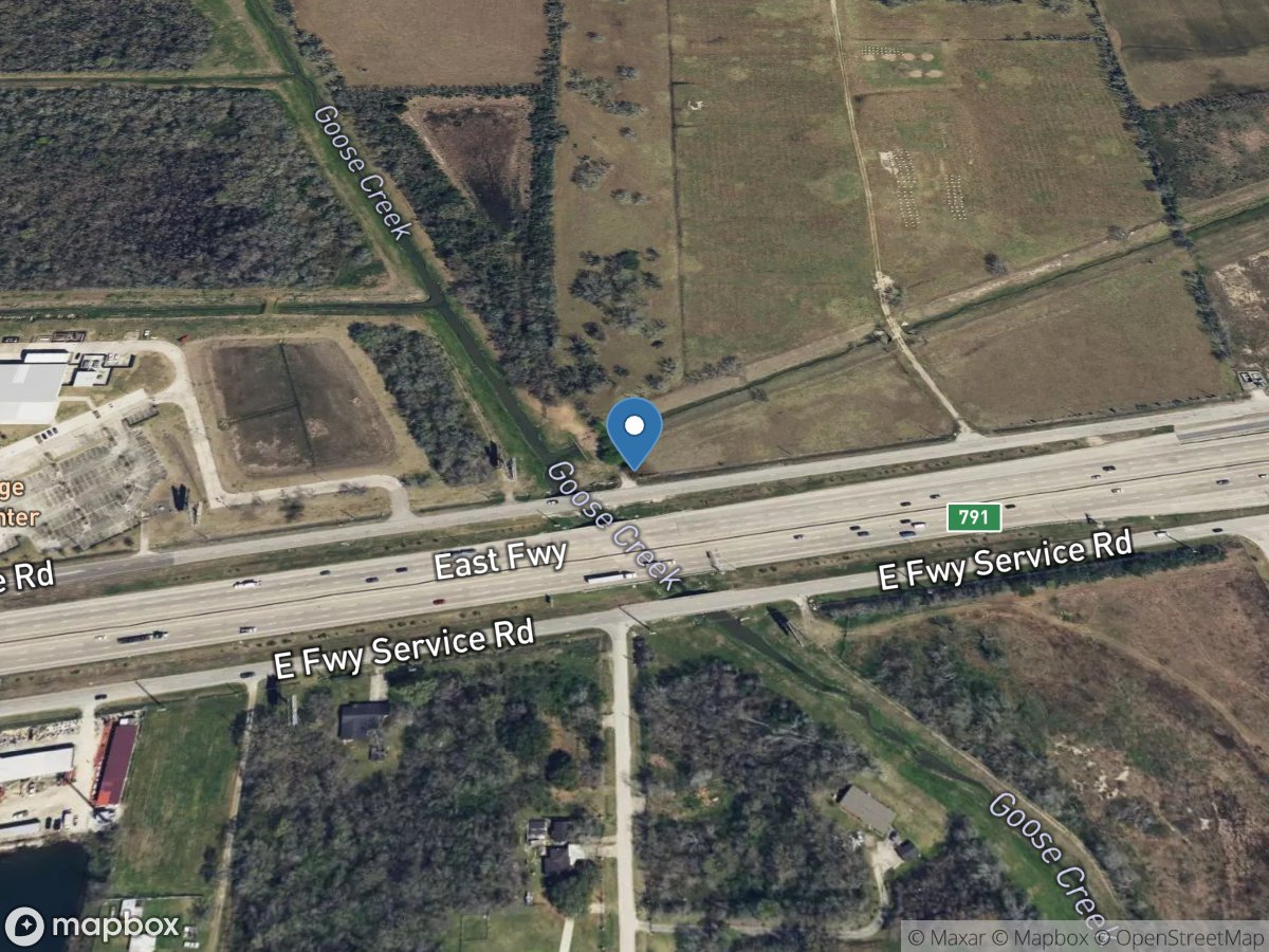 Goose Creek near McNair, TX location