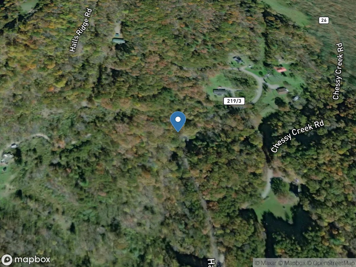 Payne Branch near Oakvale, WV location