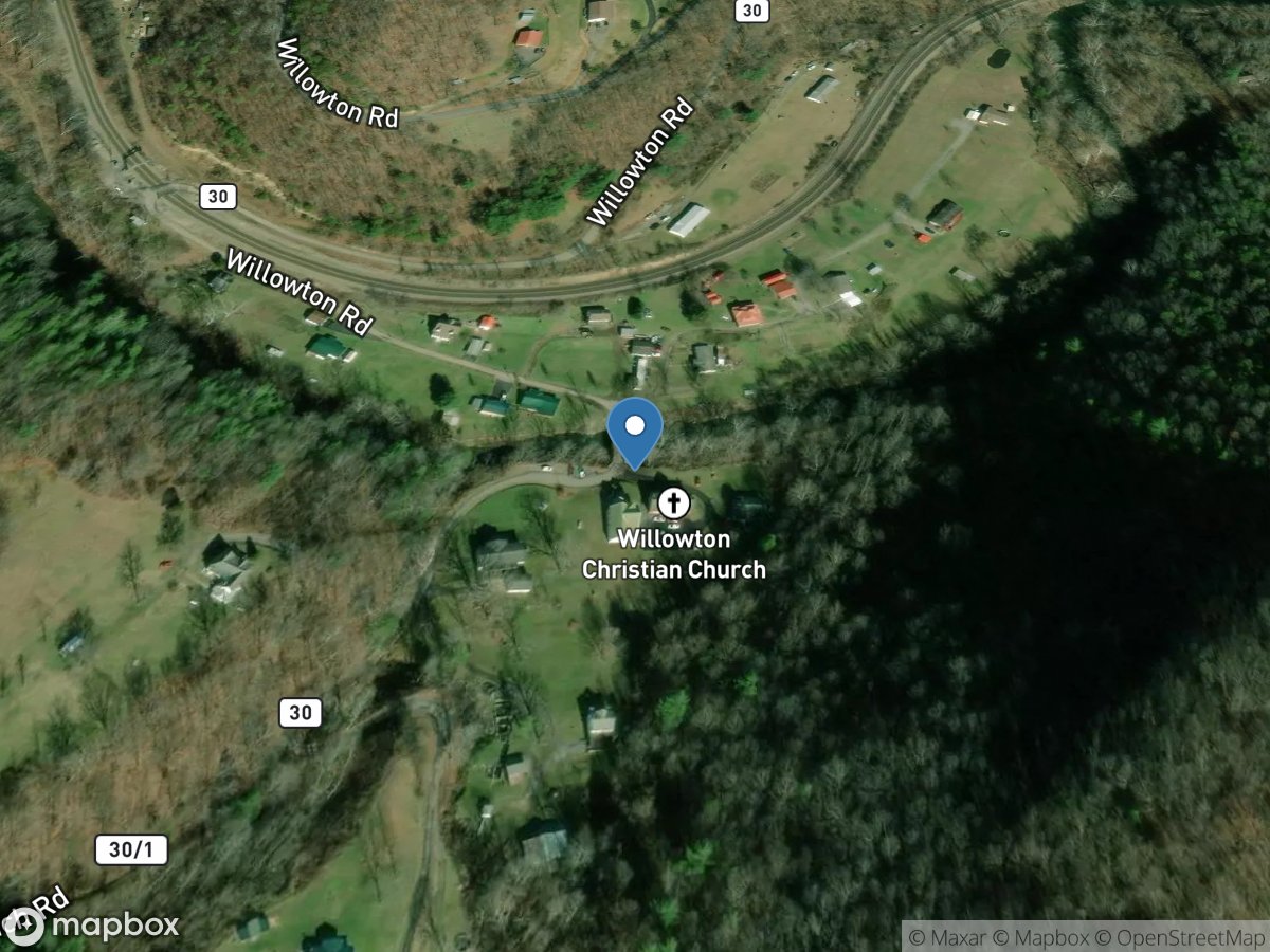 East River at Willowton, WV location