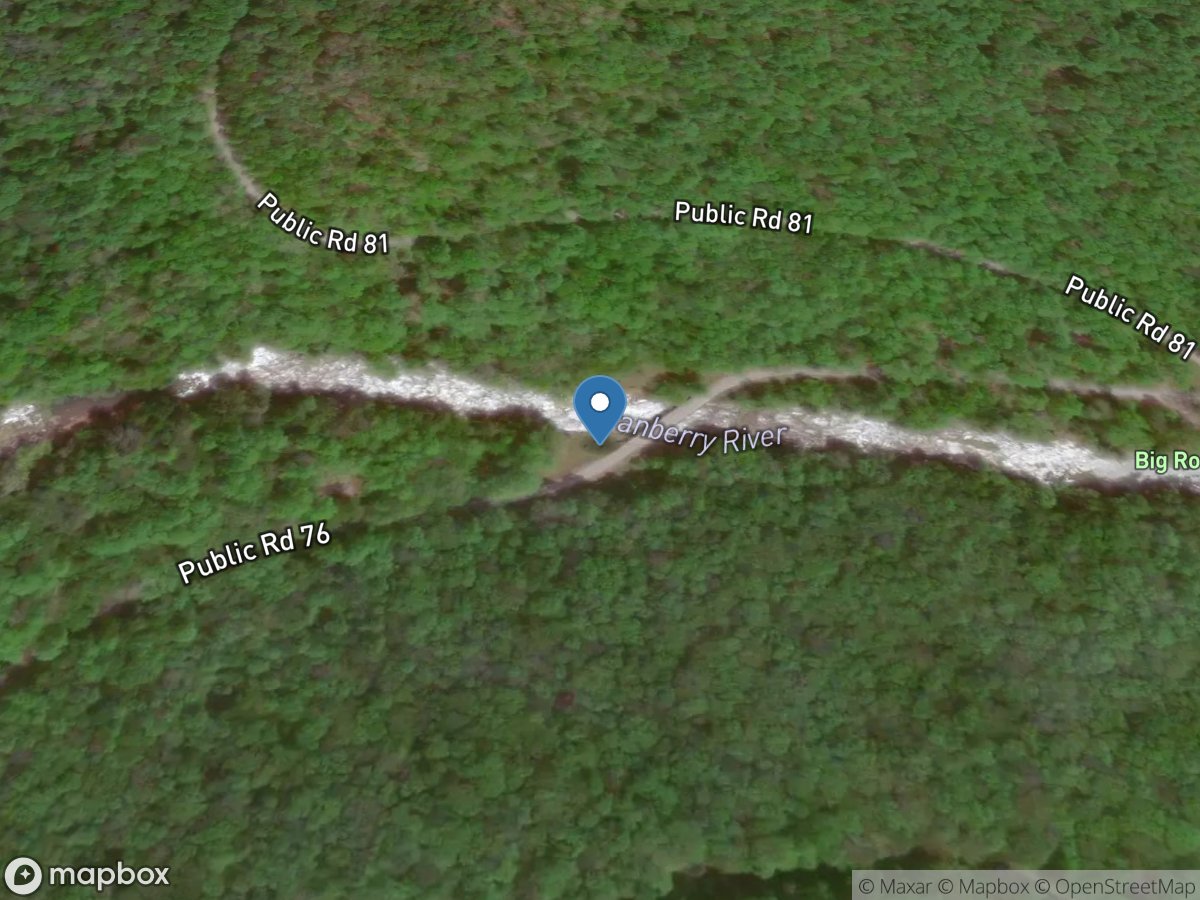 Cranberry River near Richwood, WV location