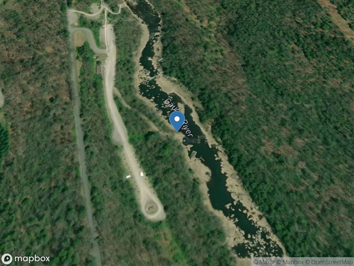 Gauley River below Summersville DAM, WV location